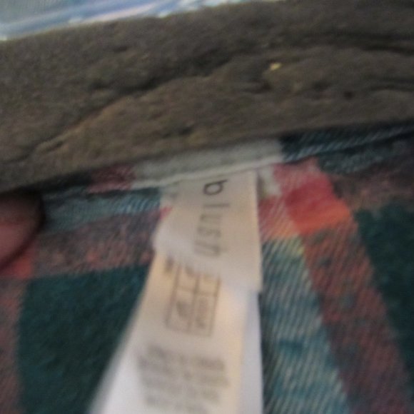 Short Flannel Night Shir" - Picture 2 of 8